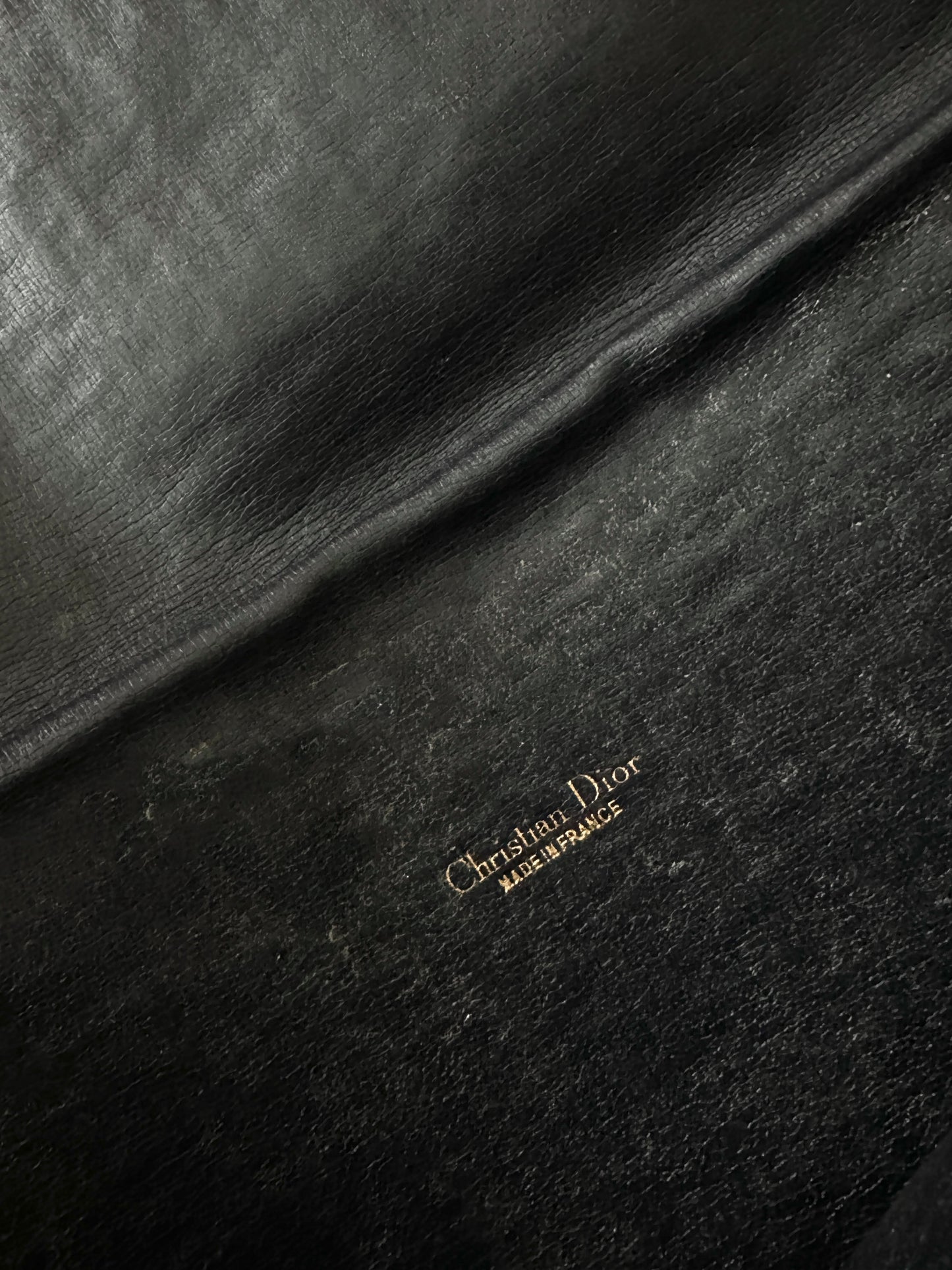 DIOR 30 MONTAIGNE NAVY OBLIQUE JACQUARD CLUTCH