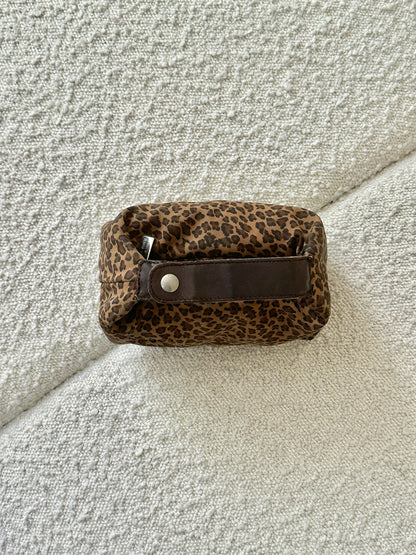 BOTTEGA VENETA JODIE LEOPARD TOP HANDLE BAG