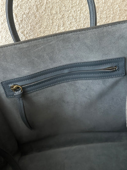 CELINE CALFSKIN PETROL BLUE PHANTOM LUGGAGE