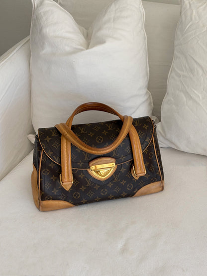BEVERLY GM MONOGRAM SHOULDER BAG