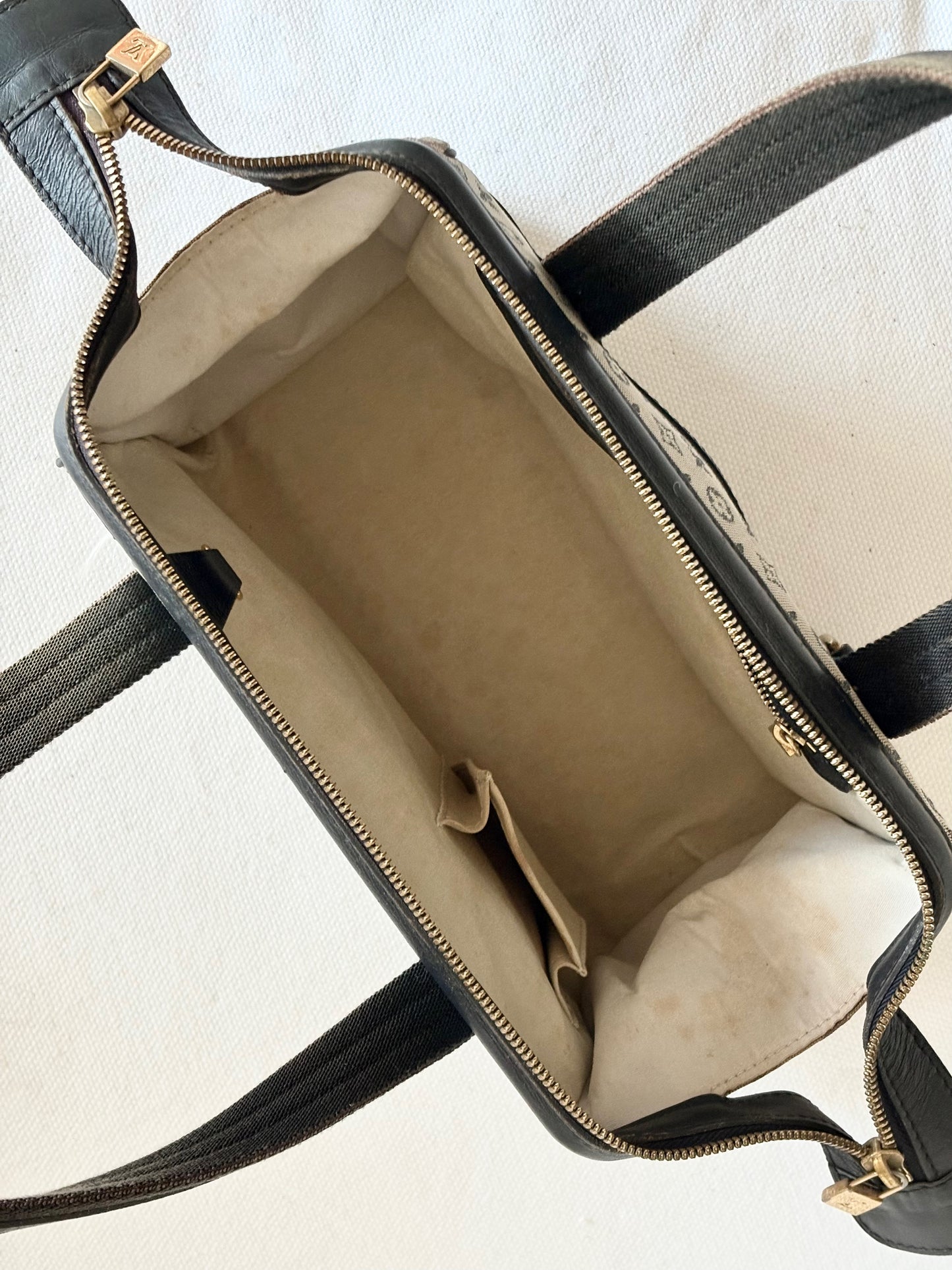 LOUIS VUITTON MONOGRAM MINI LIN CANVAS JOSEPHINE BAG