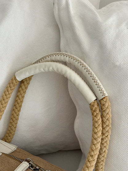 MIU MIU ARCHIVE FLOWER LEATHER SHOULDER BAG