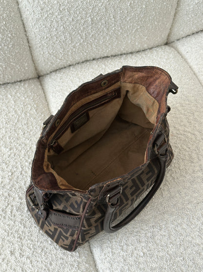 FENDI ETNICO ZUCCA CANVAS TOTE BAG