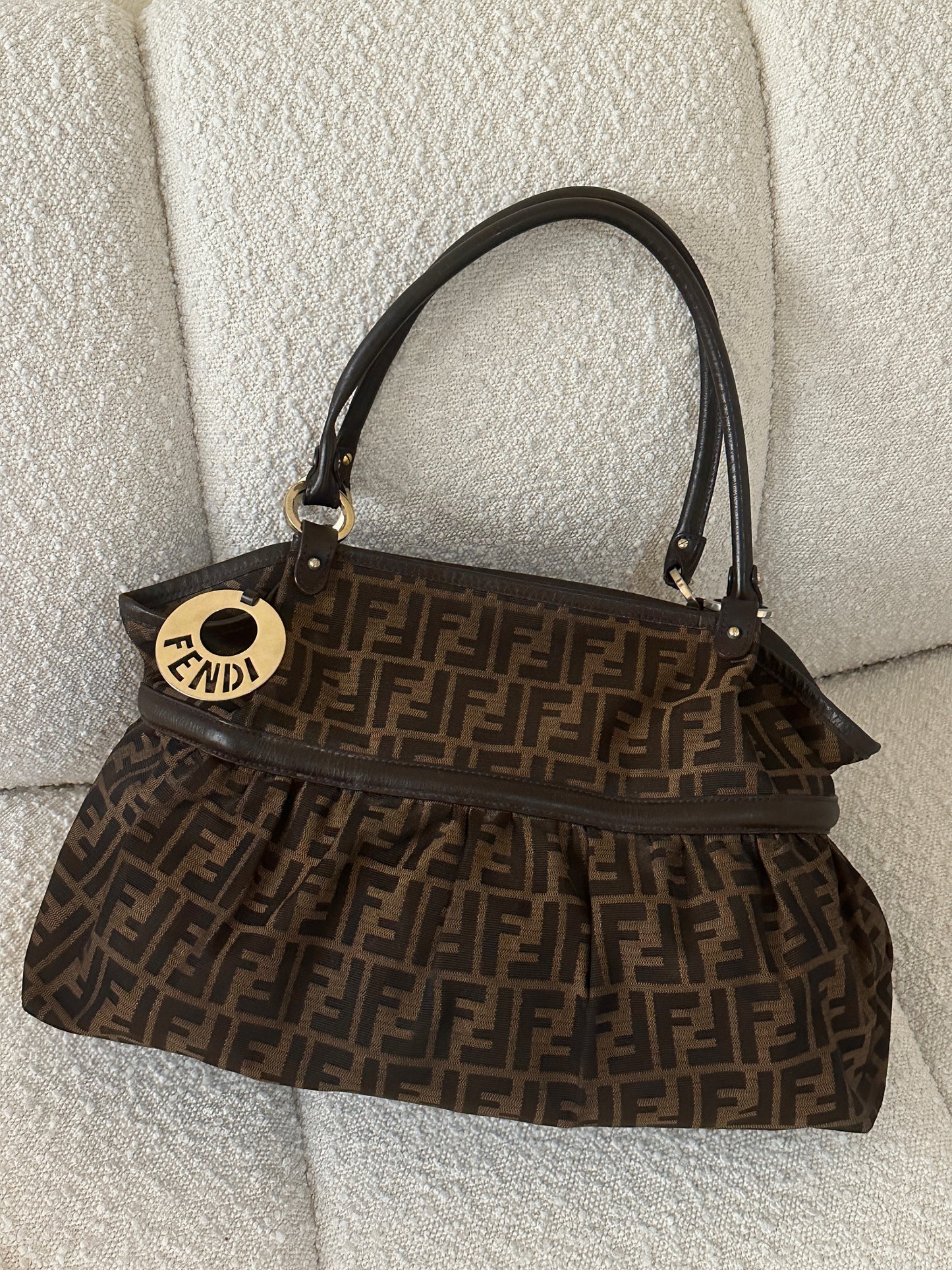 FENDI ZUCCA CHEF HOBO BAG