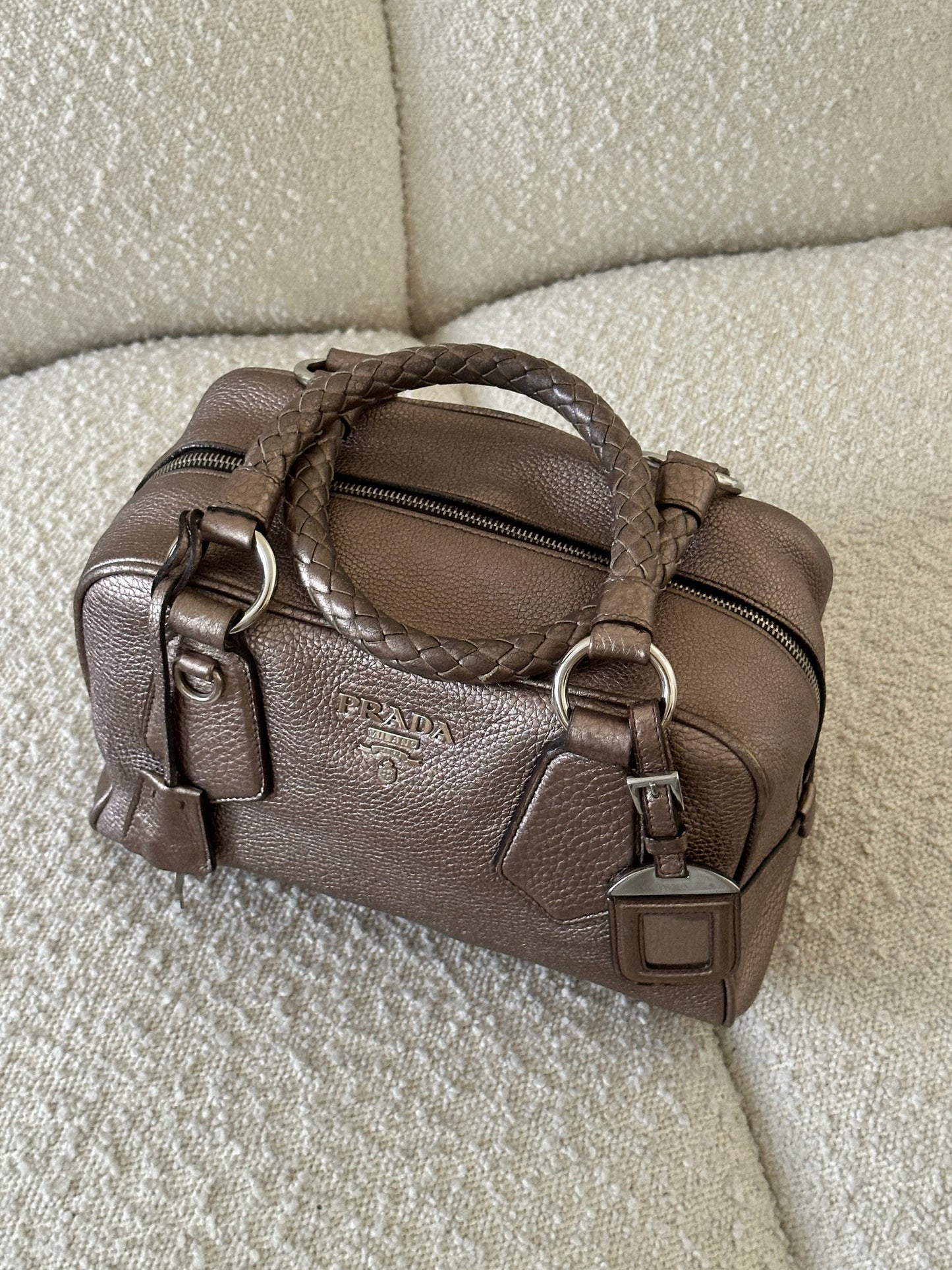 PRADA VITELLO DAINO BAULETTO BAG