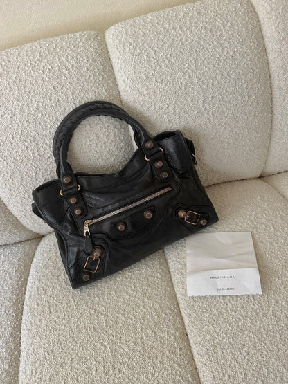 BALENCIAGA BLACK GIANT CITY BAG