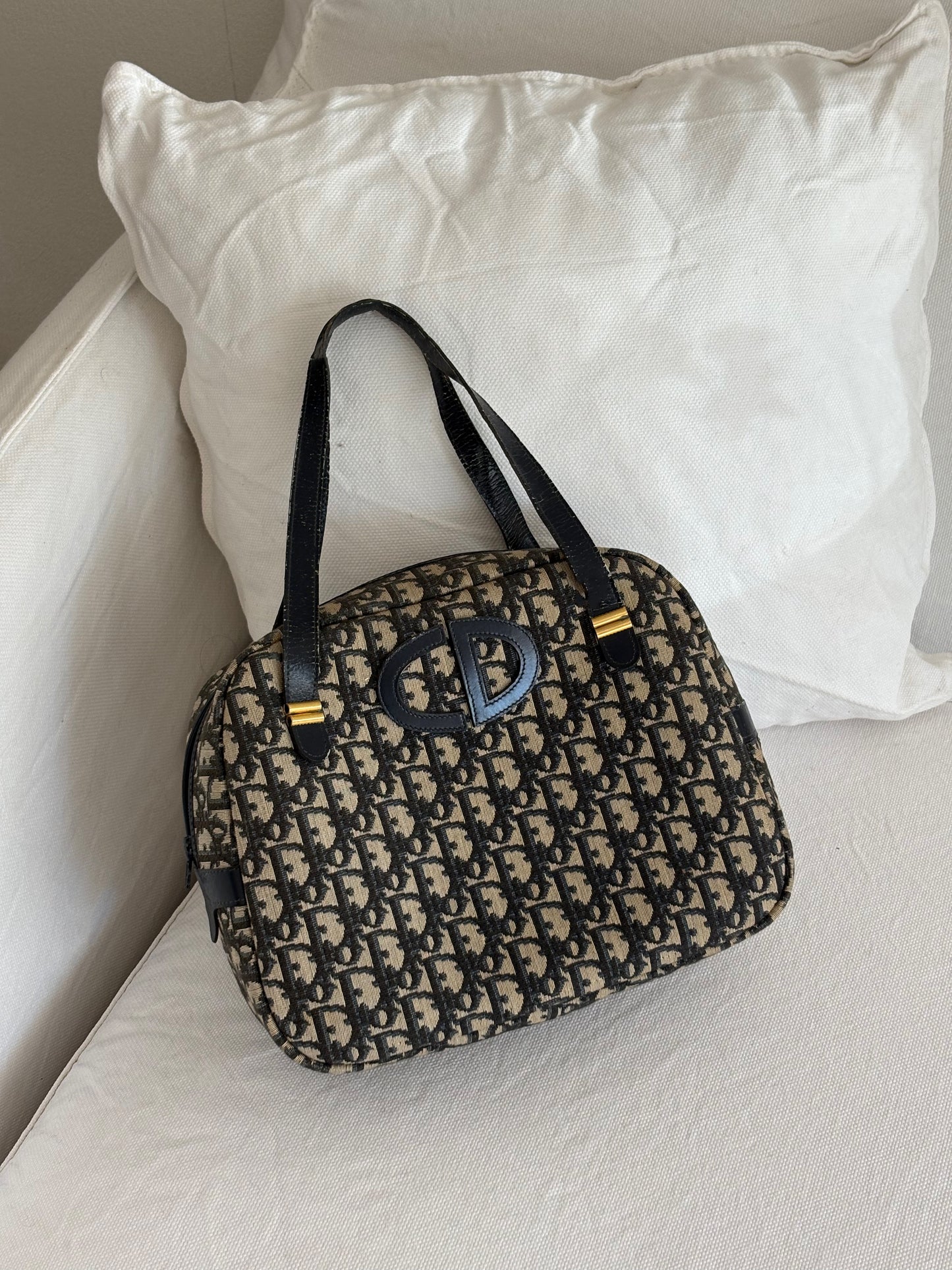 OBLIQUE MONOGRAM TROTTER BOWLING BAG