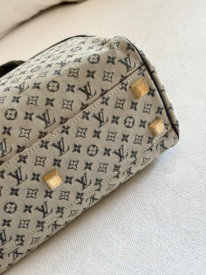 LOUIS VUITTON MONOGRAM MINI LIN CANVAS JOSEPHINE BAG