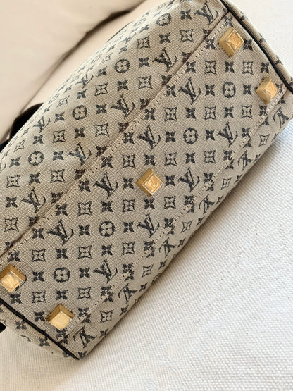 LOUIS VUITTON MONOGRAM MINI LIN CANVAS JOSEPHINE BAG