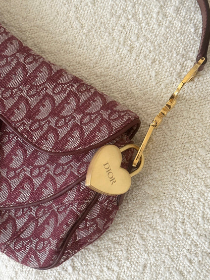 DIOR BFF LOVE LOCK AND KEY BAG CHARM