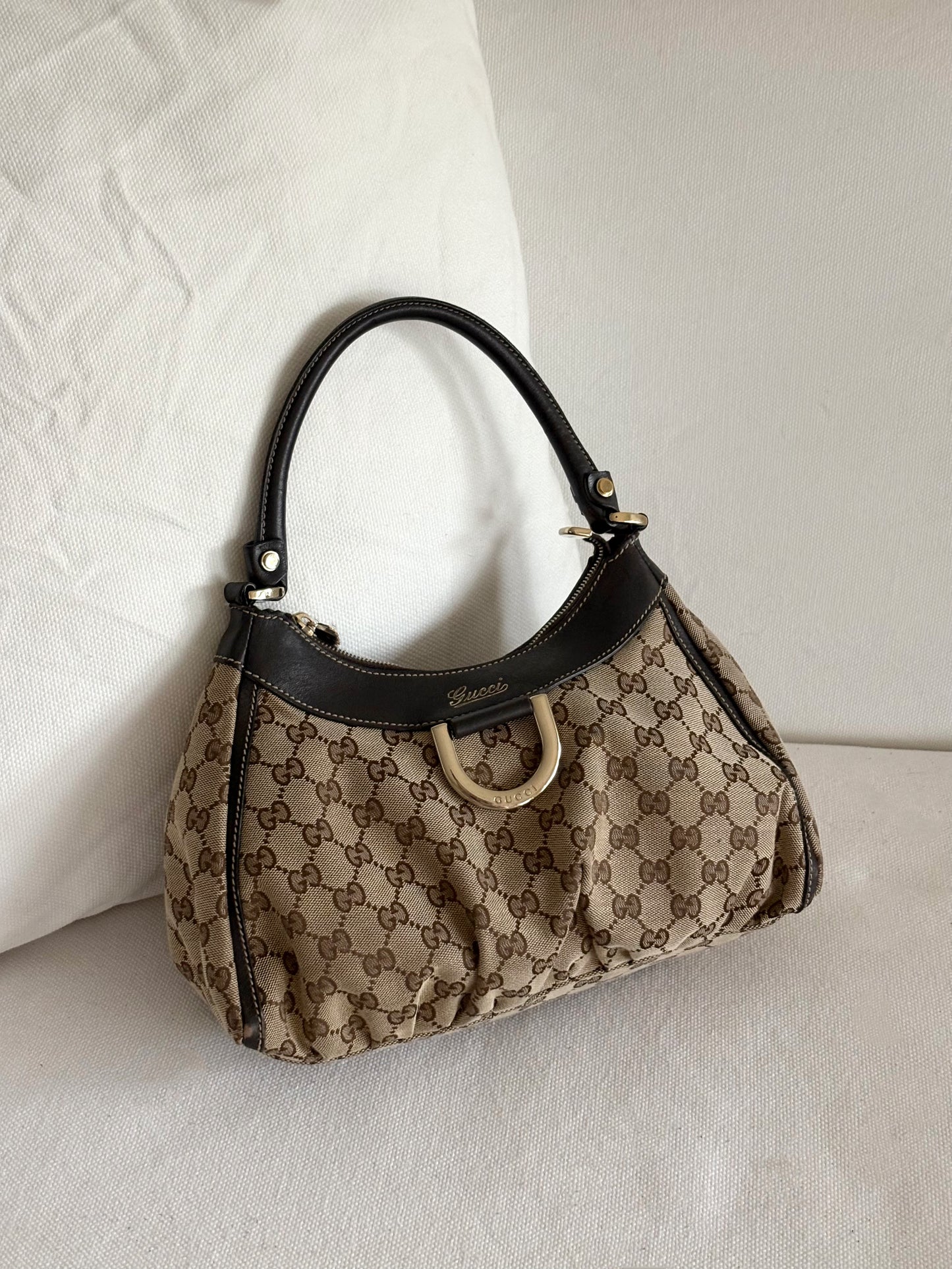 GUCCI GUCCISSIMA ABBEY D RING BAG