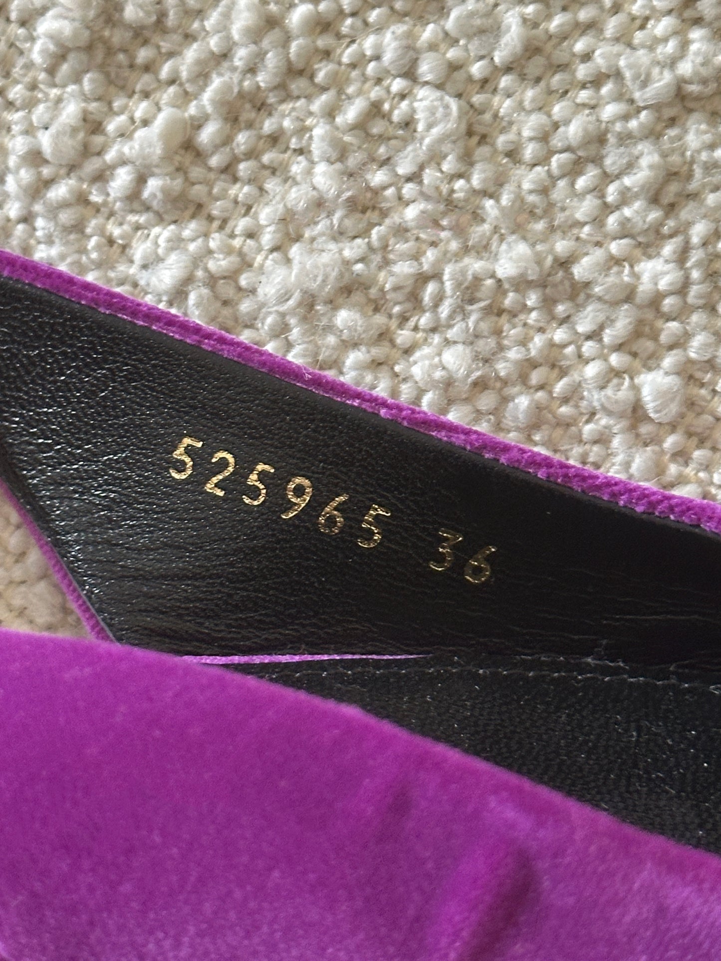BALENCIAGA BB KNIFE VELVET SLINGBACK FLATS