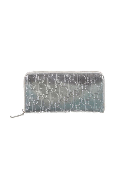 DIOR SILVER DIORISSIMO ZIP WALLET
