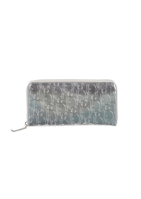 DIOR SILVER DIORISSIMO ZIP WALLET