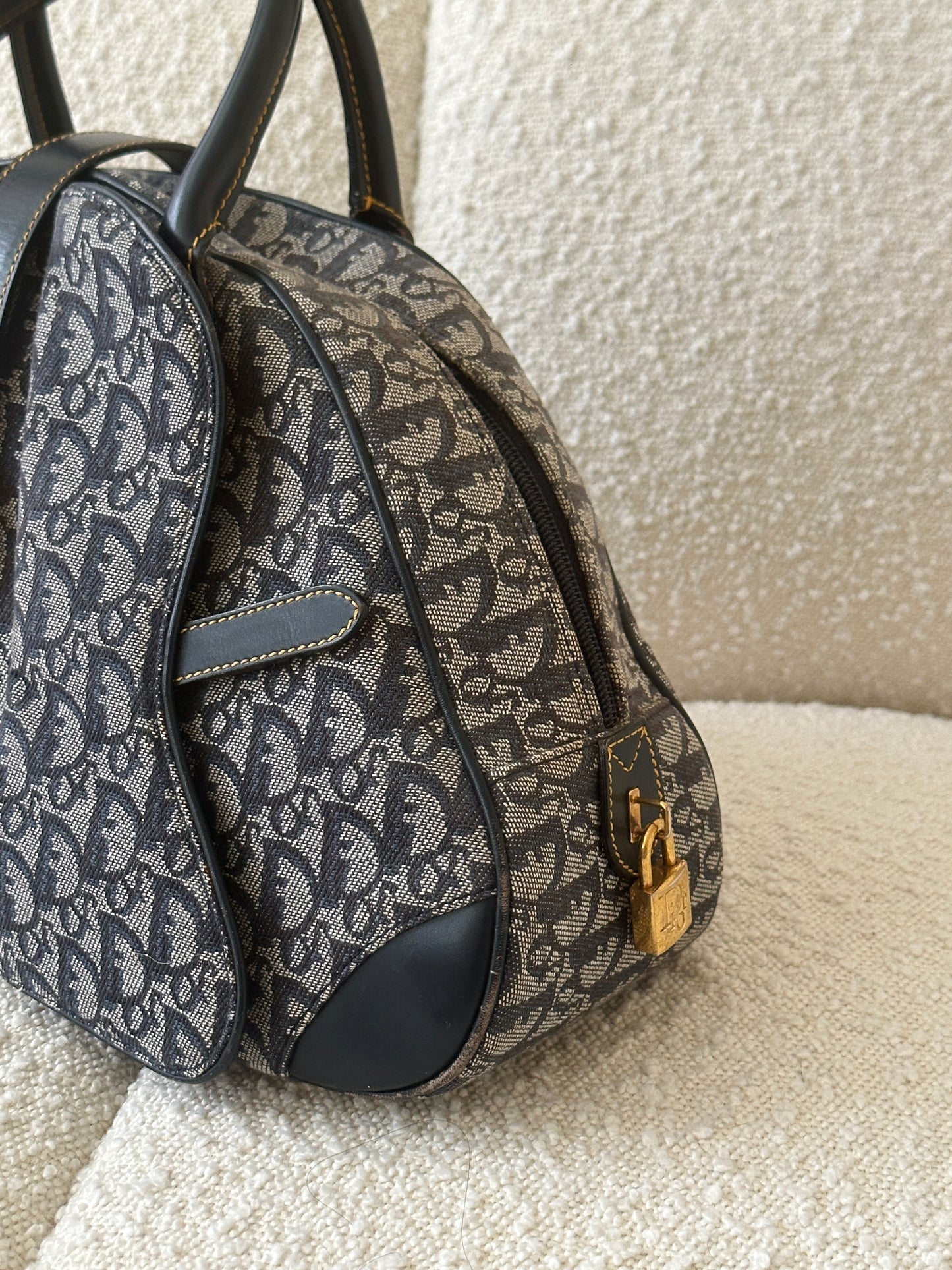 DIOR LARGE BOWLER DOUBLE SADDLE BAG