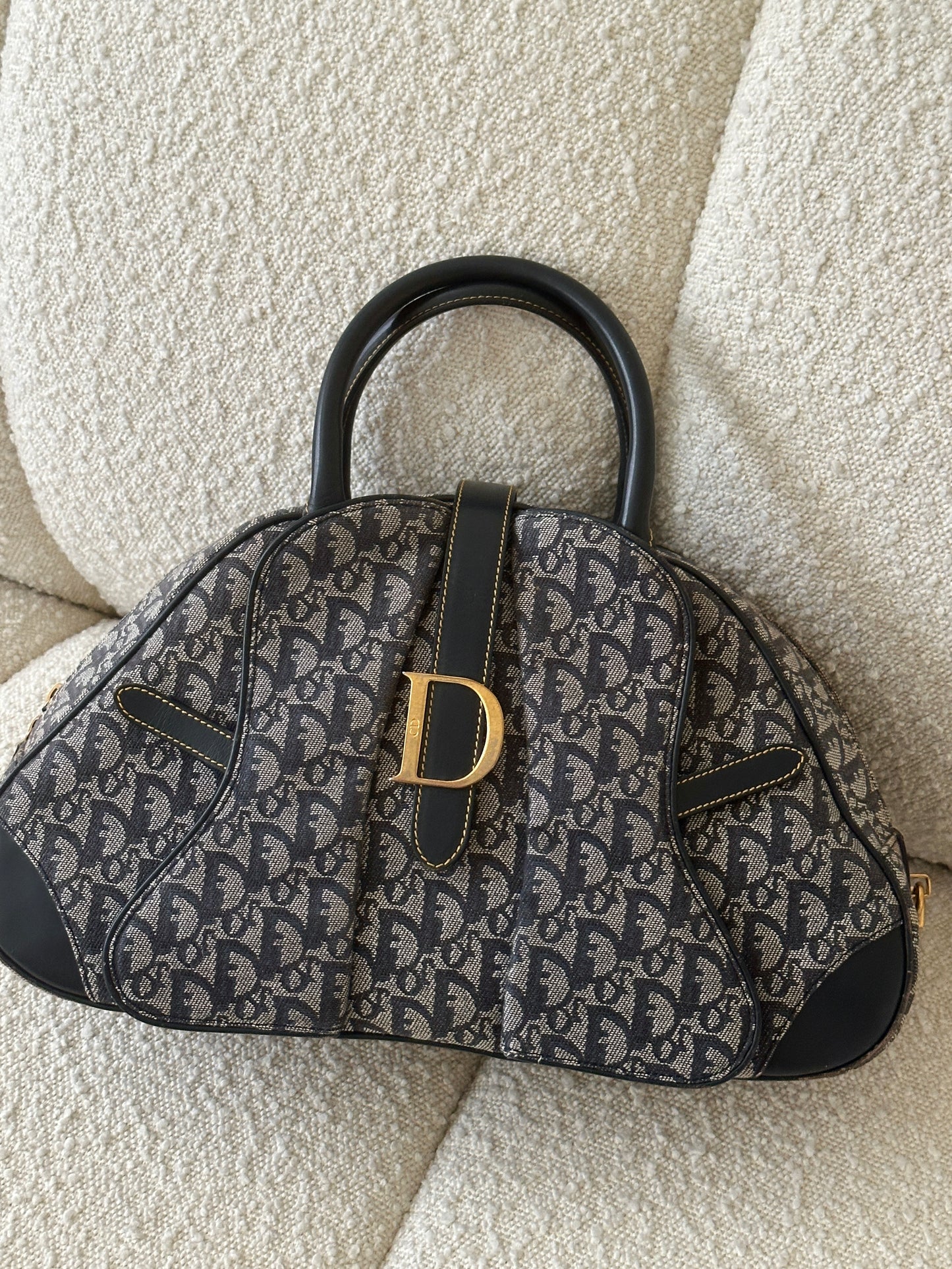 DIOR LARGE BOWLER DOUBLE SADDLE BAG