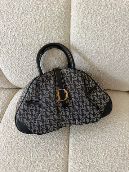 DIOR LARGE BOWLER DOUBLE SADDLE BAG