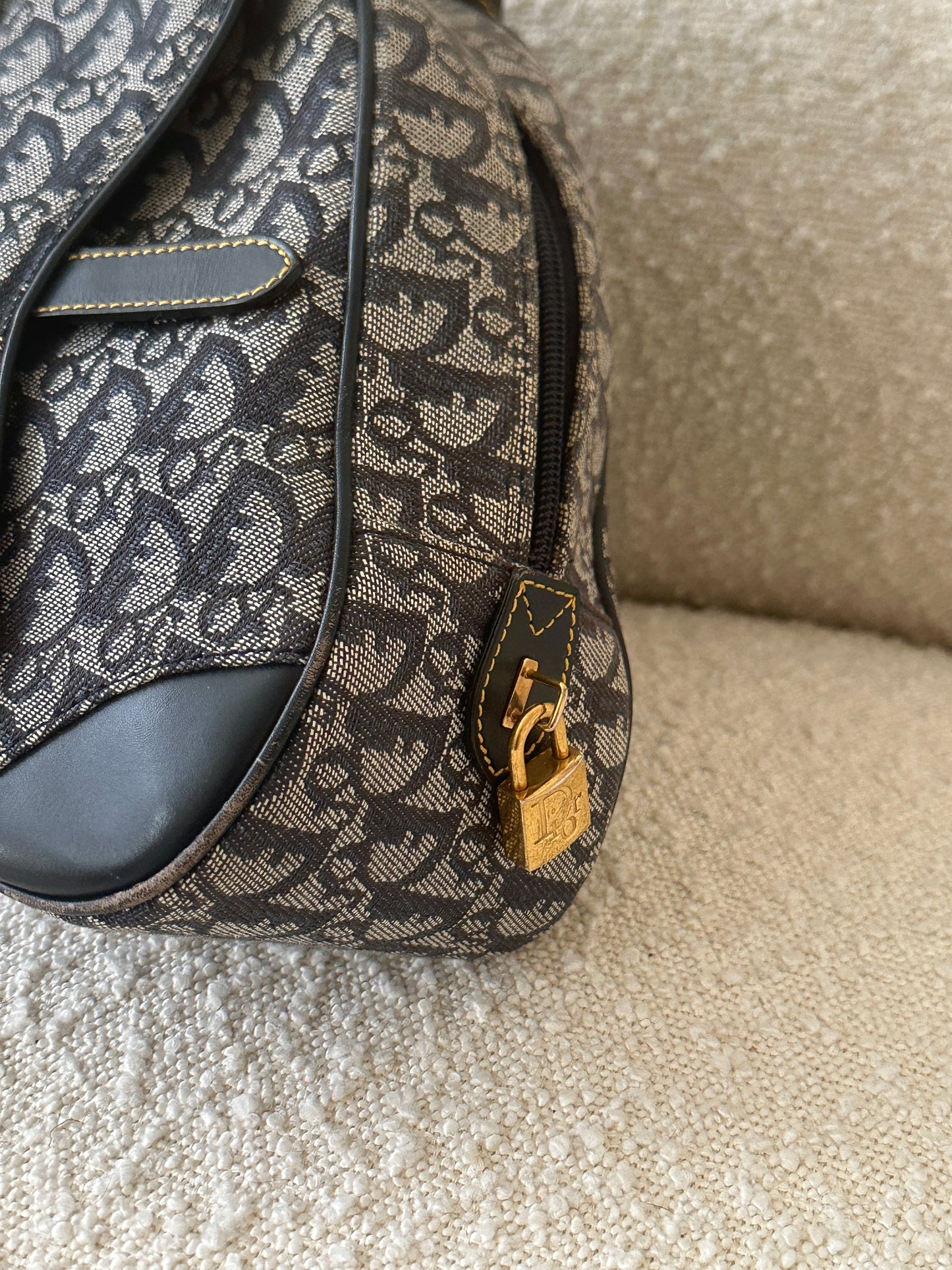 DIOR LARGE BOWLER DOUBLE SADDLE BAG