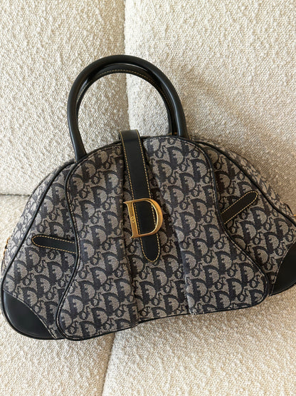 DIOR LARGE BOWLER DOUBLE SADDLE BAG