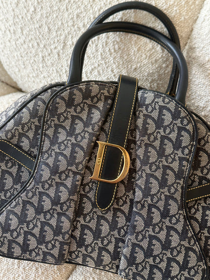 DIOR LARGE BOWLER DOUBLE SADDLE BAG