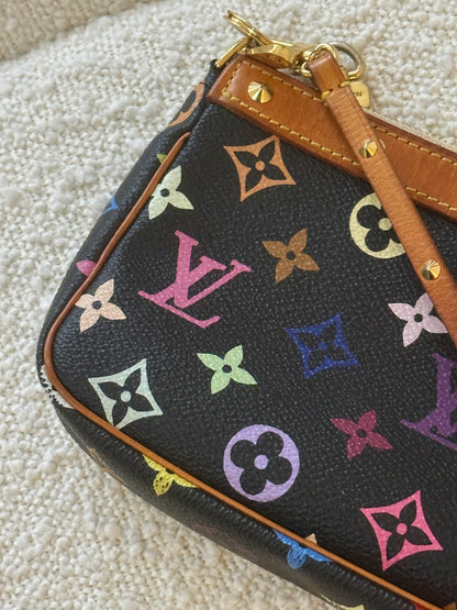 LOUIS VUITTON MULTICOLOUR  BLACK POCHETTE