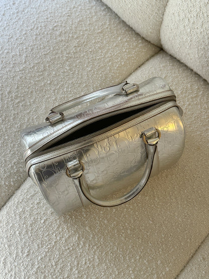 DIOR SILVER DIORISSIMO BOSTON BAG