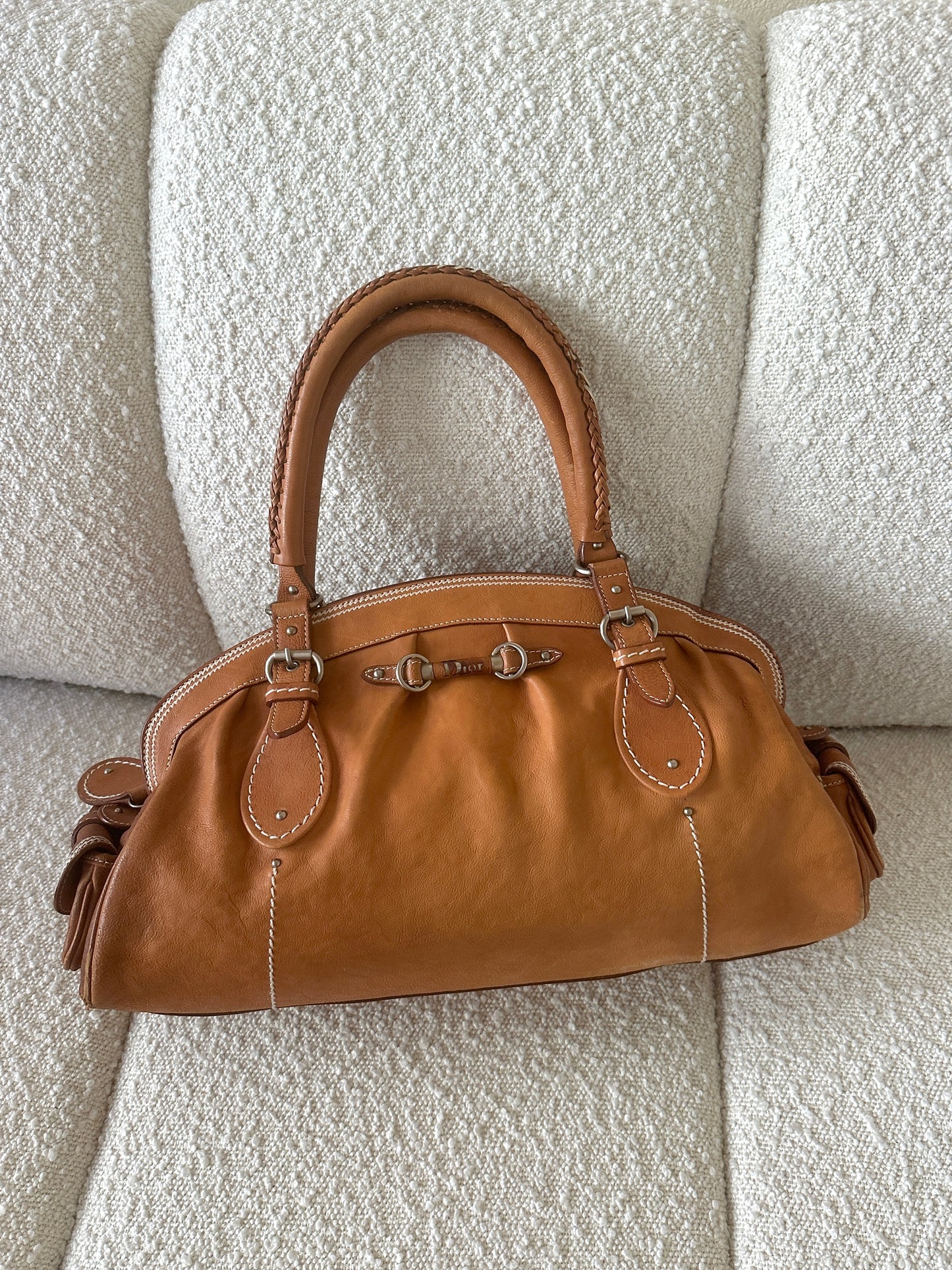 DIOR TAN MY FRAME POCKET BAG