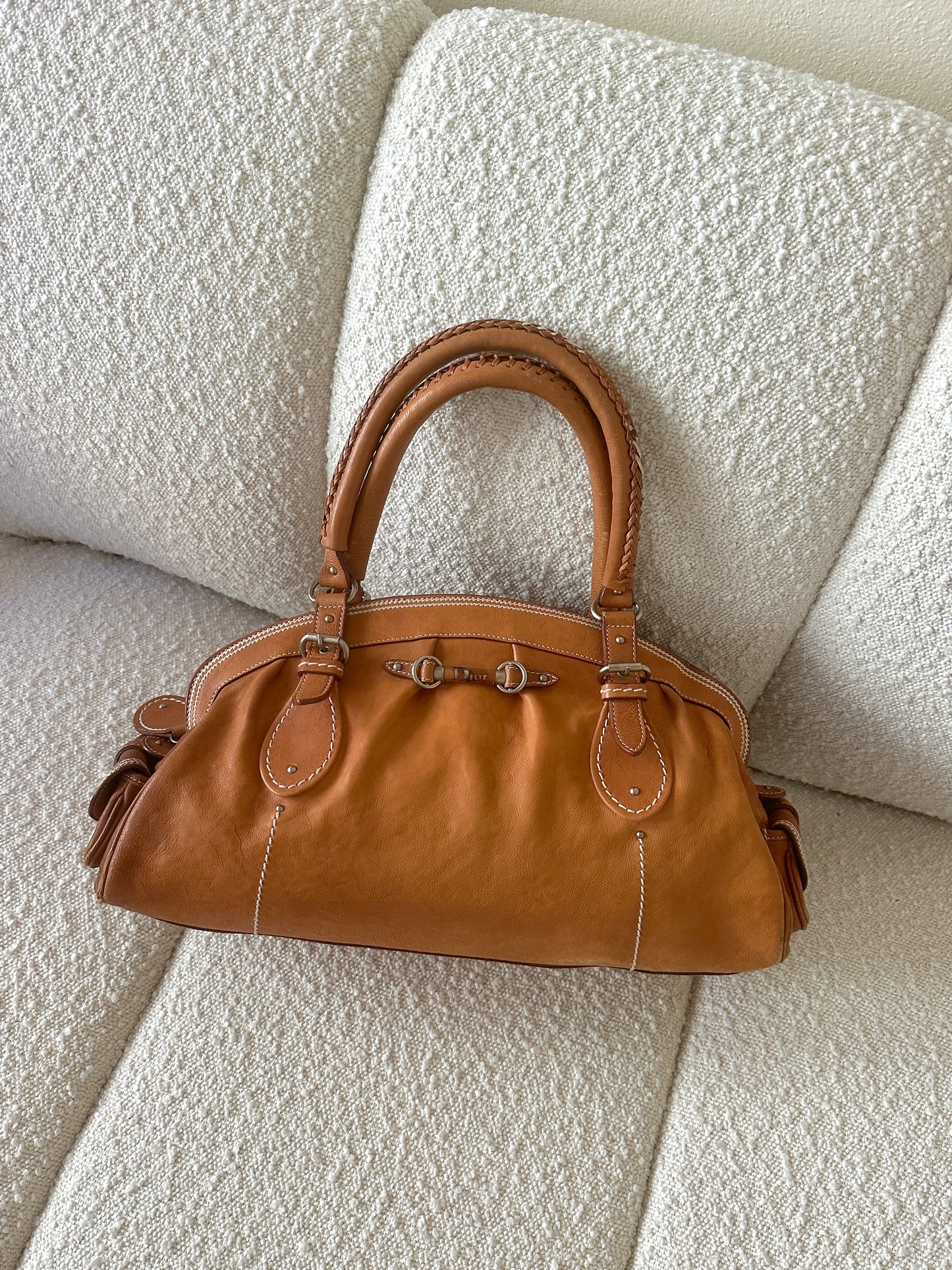 DIOR TAN MY FRAME POCKET BAG