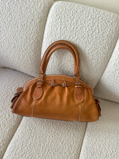 DIOR TAN MY FRAME POCKET BAG
