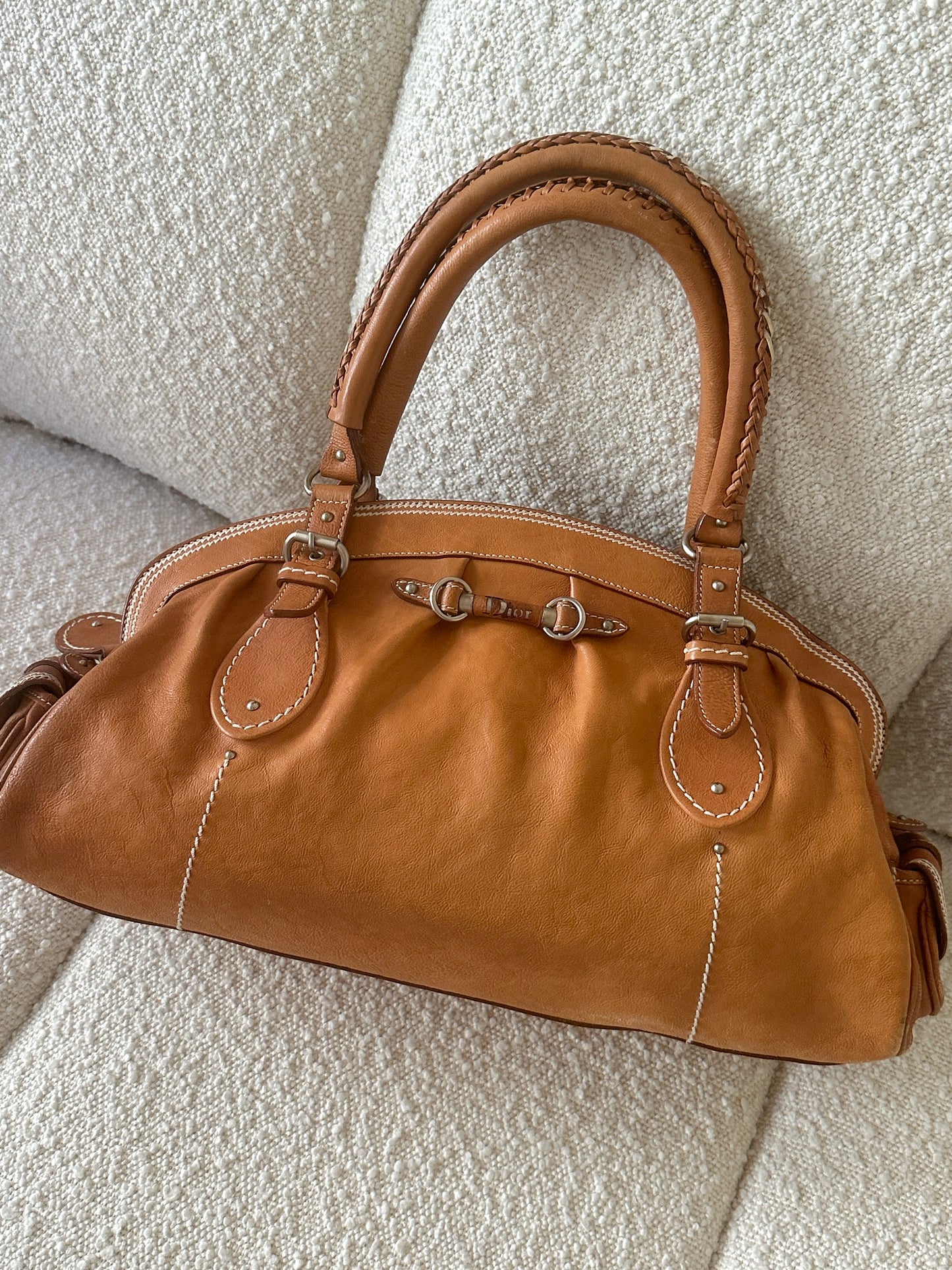 DIOR TAN MY FRAME POCKET BAG