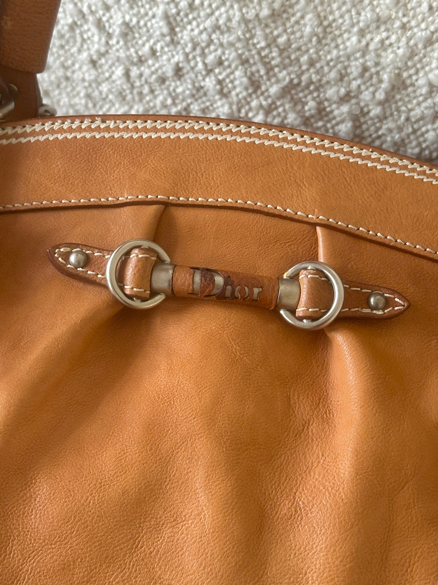 DIOR TAN MY FRAME POCKET BAG