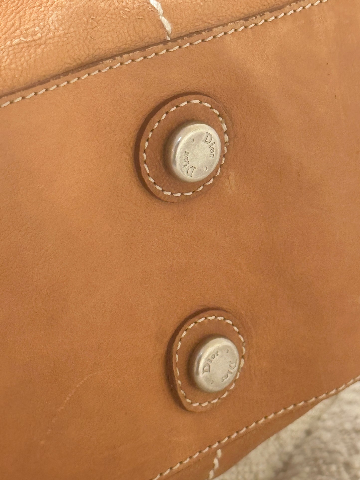 DIOR TAN MY FRAME POCKET BAG