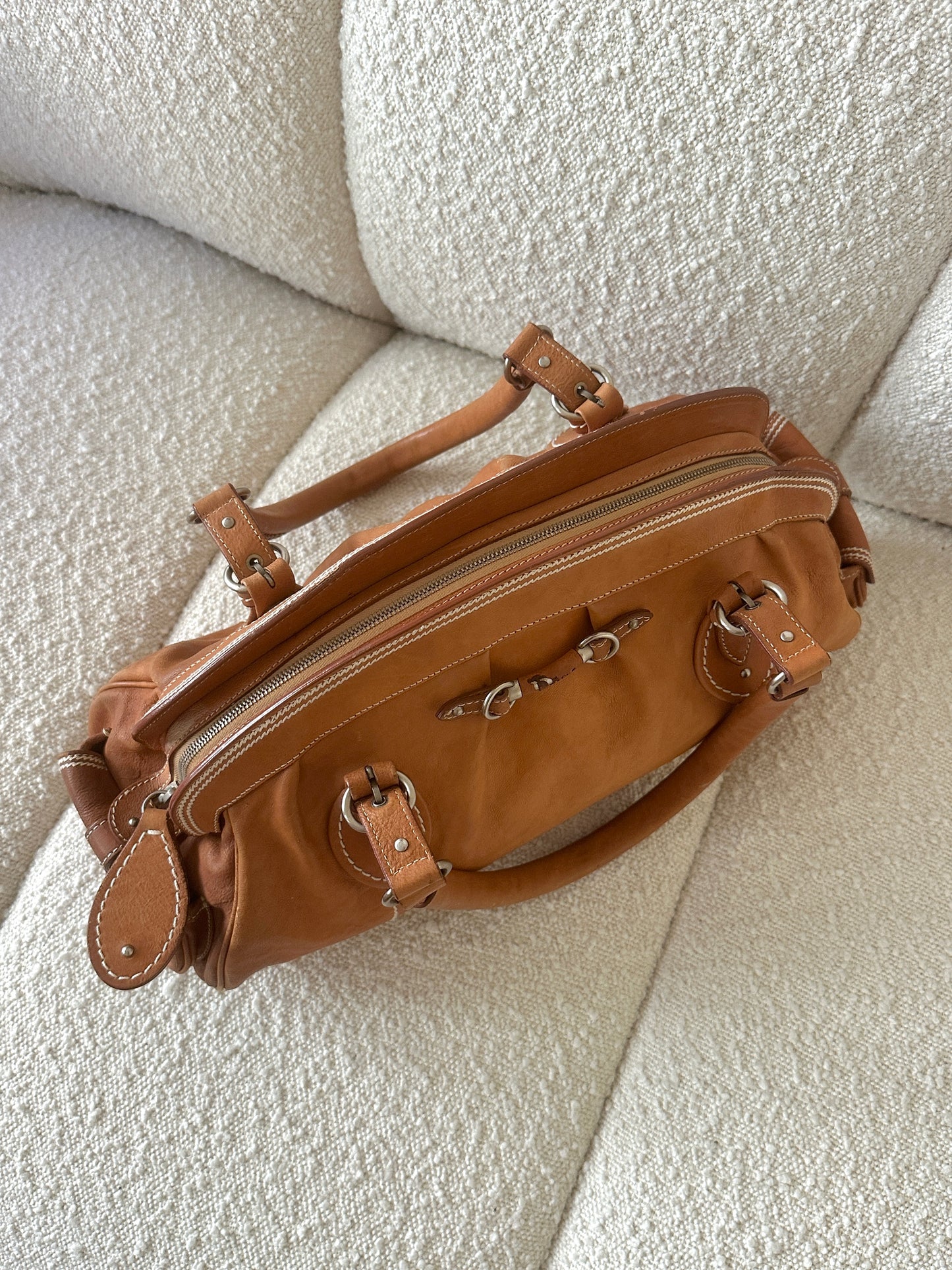DIOR TAN MY FRAME POCKET BAG