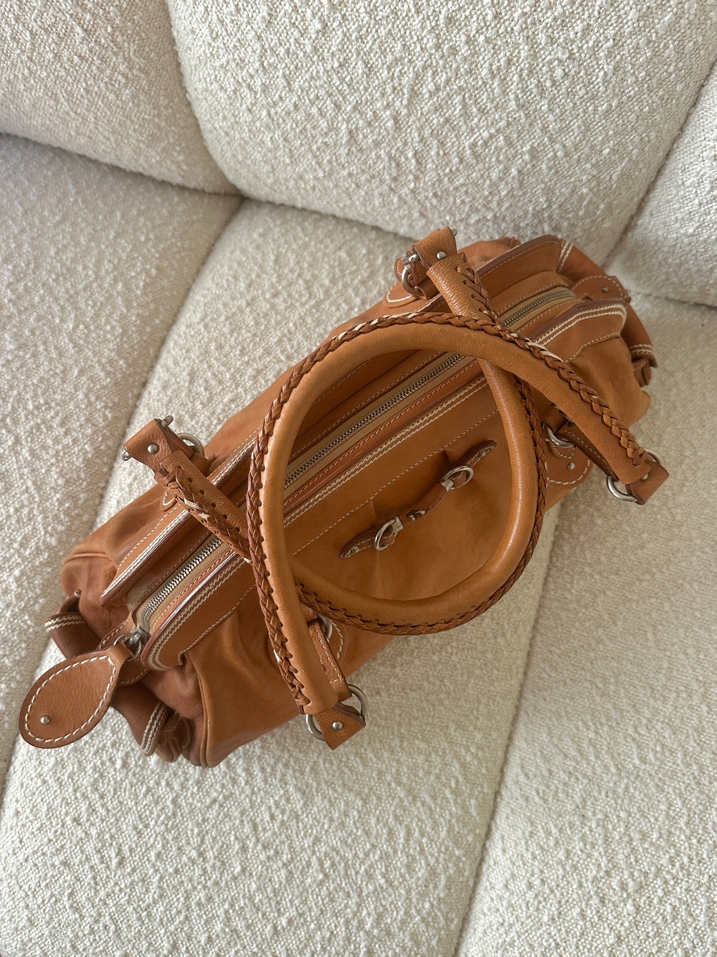 DIOR TAN MY FRAME POCKET BAG
