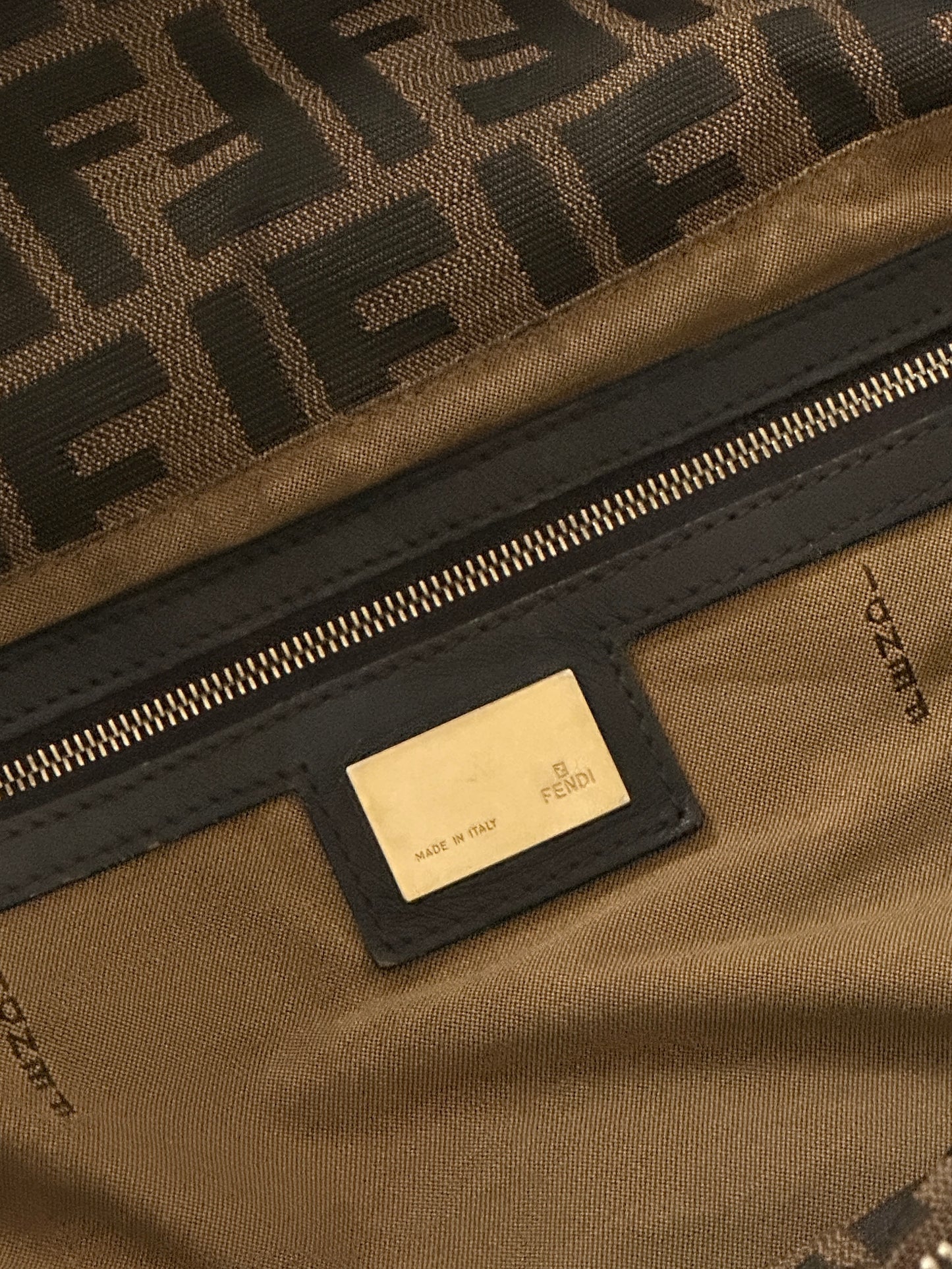 FENDI ZUCCA CHEF HOBO BAG