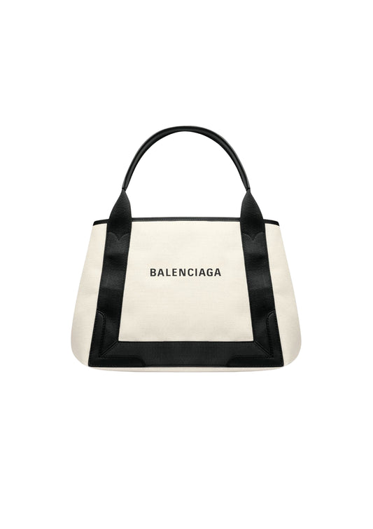 BALENCIAGA CABAS SMALL CANVAS TOTE BAG